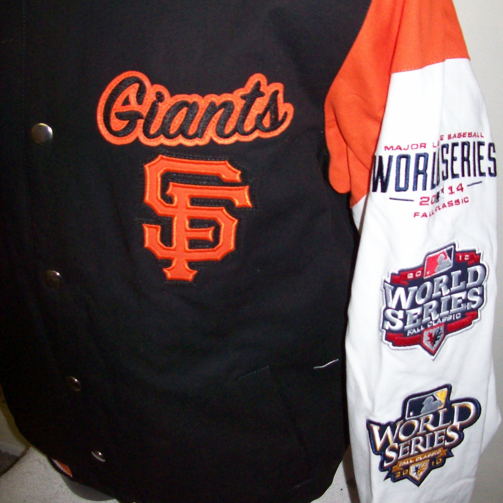 SAN FRANCISCO GIANTS CHAMPIONSHIP JACKET 3X 4X